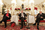 President of the Republic of Finland Tarja Halonen, Federal President of Austria Heinz Fischer and President of Italia 